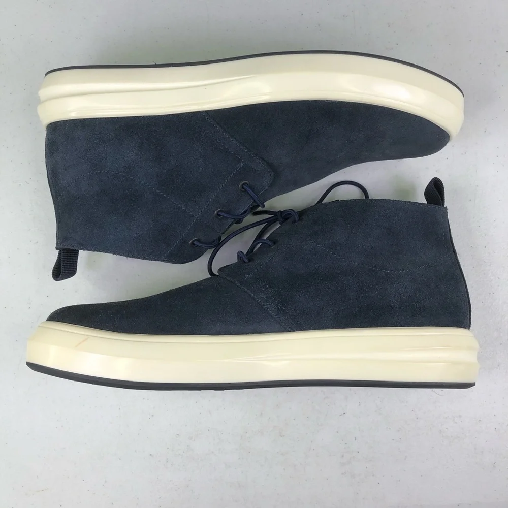 KENNETH Cole Navy The Mover Chukka Boots